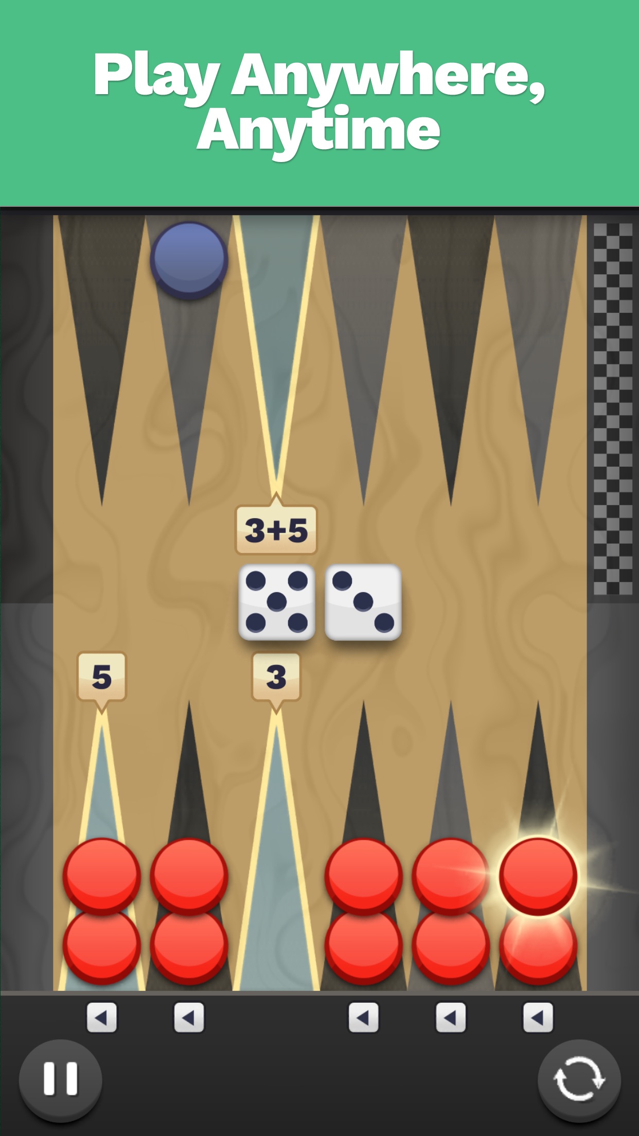 Backgammon Blitz by Tether Studios